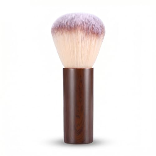 RAHHLIZS Nail Dust Brush for Nails Soft Manicure Dust Cleaner Brushes Fluffy Nail Brush Powder Remover Brushes for Nails Makeup Manicure Clean up Tools (Brown)
