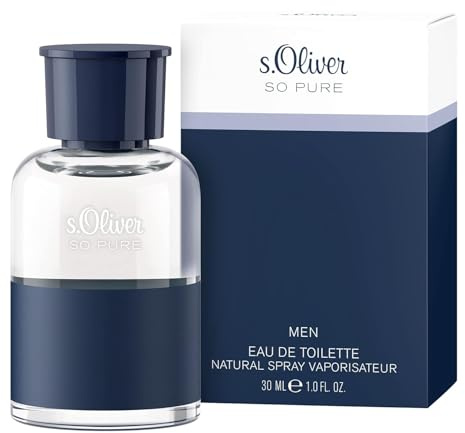 s.Oliver® SO PURE Men Eau de Toilette Natural Spray 30 ml | s.Oliver® So Pure Men Eau de Toilette - Frischer, holziger Herrenduft mit aromatischer Note und moderner Leichtigkeit.