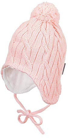 Sterntaler Baby-Mädchen Strickmütze Mütze, Rosa (Zartrosa 707), 39