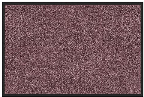 etm Hochwertige Fußmatte | schadstoffgeprüft | bewährte Eingangsmatte in Gewerbe & Haushalt | Schmutzfangmatte mit Top-Reinigungswirkung | Sauberlaufmatte waschbar & rutschfest (40x60 cm, Lila)