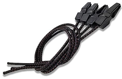 Magma Pack 4 elastische Spanngurte 1m | Gepäckspanner für Warntafel Italien und Spanien Befestigung Schildern, Fahrrädern, Motorrädern, Leinwände Befestigung Schild Fahrrad Fahrradträger | Länge