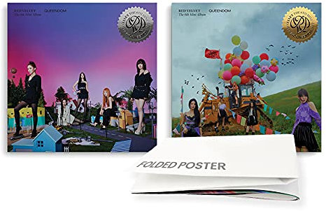 Red Velvet Queendom Mini Album Vol.6 with Pre-order Limited Folded Poster (Photobook Version)
