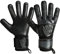 Keeperking Torwarthandschuhe Kinder Jugend Erwachsene Fußballhandschuhe ohne fingersave 4mm Vorhand (7, Schwarz)