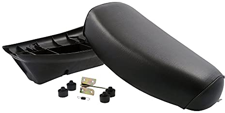 VANEZ Sitzbank klappbar schwarz kompatibel für Piaggio Vespa Bravo, Ciao PX, SI 50 Mofa