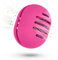 Fauxomor Respirant Porte-éponge de Maquillage pour les Voyages,Support Eponge Maquillage en Silicone Incassable Amical Pour la Peau,étui Portable pour tous Les Types Beauty Blender,B-Rose Red