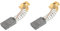 PATIKIL 2Pcs Escobillas de Carbón para Motor, 18x11x5mm Cepillos de Carbón para Herramienta Eléctrica, Reemplazo de Reparación de Angular Amoladora Mesa Sierra Taladro de Mano