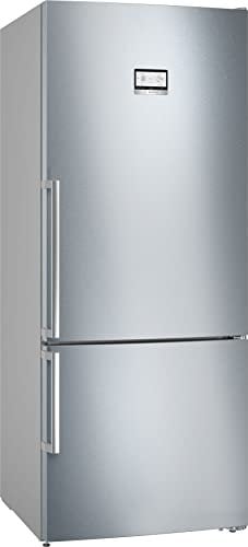 Bosch KGN76AIDR Serie 6 Kühl-Gefrier-Kombination, 186 x 75 cm, 406 L Kühlen & 120 L Gefrieren, NoFrost nie wieder abtauen, PerfectFit abstandslose Platzierung