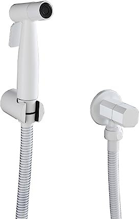 Douchette Toilette Wc Suspendu,Kit Douchette Wc Blanc,Douchette Toilette Wc,PulvéRisateur De Bidet à Main Pour Toilette,Booster De Pulvérisation De Toilette Bidet Flush Mate,Blanc A