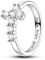 Hapour 925 Sterling Silber Ringe für Frauen silberne Versprechensringe für Sie inspirierender Schmuck Sterling Faith Hope Love Sideways Cross Ring stapelbarer Ehering