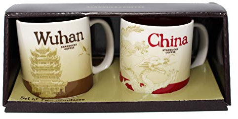 Starbucks Global Icon Series Wuhan and China Demitasse Mugs Lot de 2 tasses 88 ml
