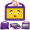 Kids Protective Tablet Case for 8in Tablets(Only 12/10th Gen, 2024/2022/2020 Released),Kricsertg Lightweight Shockproof Case with Stand Handle, Not for ipad Samsung 8 inch Tablet -Purple