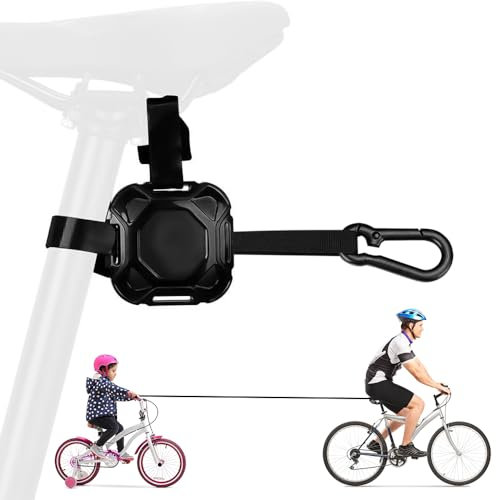 IXYHKB Cuerda de Remolque para Bicicleta para Niños, Remolque Bicicleta Retráctil de 2,5 M, Correa de Tracción Elástica de Bici para Niños y Adultos, Capacidad de Carga de 100 kg, MTB Bike