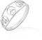 VASSAGO Peace Sign Ring Edelstahl Weltfriedenssymbol Ring Hippie Party Zubehör Schmuck für Frauen Männer (Silber, 57(18.1))