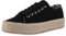 VAN HILL Damen Plateau Sneaker Plateau Bast Trendy Schuhe 217299 Schwarz 39