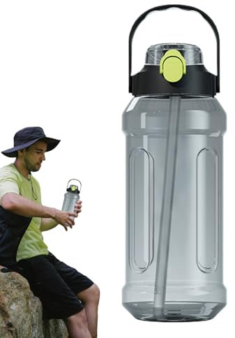Leichte Wasserflasche – Sportgetränkflasche, tragbarer Becher | Zweifarbige Mundstruktur für eine Mehrzweck-Getränkeflasche mit einem widerstandsfähigen Design