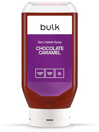 Bulk Sirop Zèro Calorie, Sans Sucre, Chocolat Caramel, 400 ml
