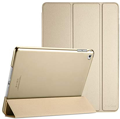 ProCase Custodia per iPad mini 4 - Ultra Sottile e Leggero Custodia Supporto con Retro Semi-Trasparente Copertura Intelligente per 2015 iPad mini 4 (4a generazione mini iPad, mini4) –Oro