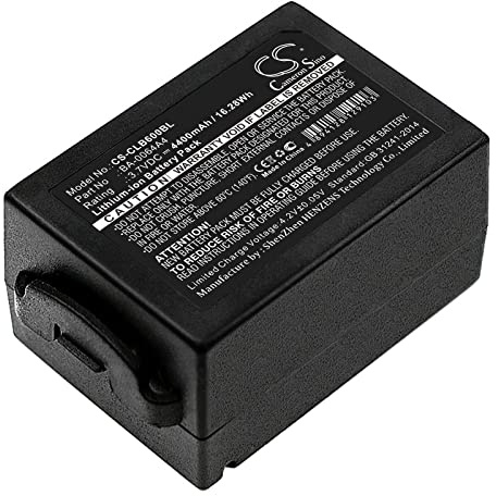 CS-CLB600BL Akku 4400mAh Kompatibel mit [CipherLAB] CP60, CP60G Ersetzt BA-0064A4, für BCP60ACC00002, für BCP60ACC00106