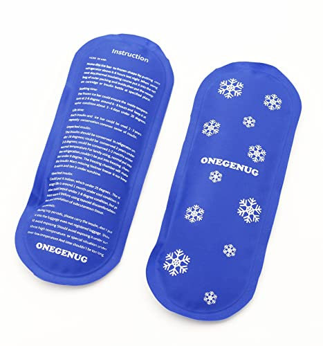 Cuscinetti Terapia Caldo/Freddo, Impacchi Gel Riutilizzabili, Impacco Freddo di Insulina 2 pezzi Blu