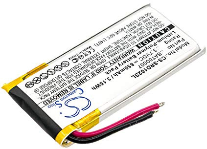 Battery compatible with Cardo Packtalk Duo, Scala Rider Packtalk, SRPT0102 part numbers: BAT00007