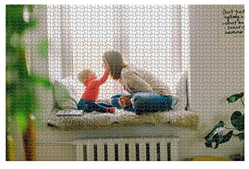 Puzzle mit eigenem Foto gestalten 1000 Teile, Personalisiertes individuelles Holzpuzzle von Ihrem eigenen, Kreative Geschenke