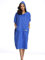 FLYILY Microfaser Surf Poncho Handtuch mit Kapuze Bademantel zum Schwimmen und Strand wechseln Einheitsgröße Alle Erwachsenen(RoyalBlue,L)