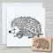 NEWSTAMPS Stempel Igel 02 Motivstempel groß aus Holz & Gummi zum Karten und Geschenke basteln, Holzstempel für Tiere, Tierstempel, Scrapbook, Textilstempel, Deko, Kinder