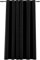 vidaXL Verdunkelungsvorhang mit Ösen Verdunkelungsvorhang Kräuselband Thermo Gardine Blickdicht Thermovorhang Leinenoptik Anthrazit 290x245cm