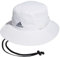 adidas Men's Victory 4 Bucket Hat, White/Onix Grey, Large-X-Large