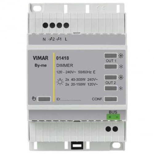 Heimaut.-Dimmer 2OUT200W LED120-24 - 01418