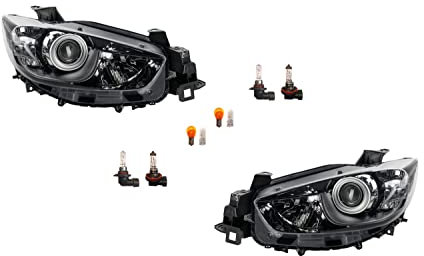 Johns, passend für Mazda CX5 Scheinwerfer 11/11-02/15 + Leuchtmittel Set links, rechts