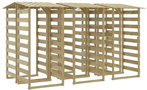 vidaXL Pergolen mit Dach 6 STK. 100x90x200 cm Kiefernholz Imprägniert