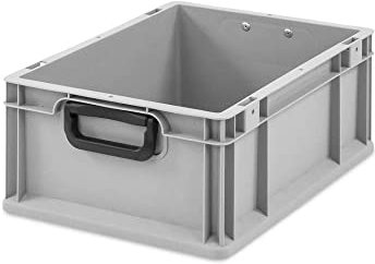PROREGAL SparSet 5x Eurobox NextGen Portable Duo | HxBxT 17x30x40cm | 16 Liter | Eurobehälter, Transportbox, Transportbehälter, Stapelbehälter