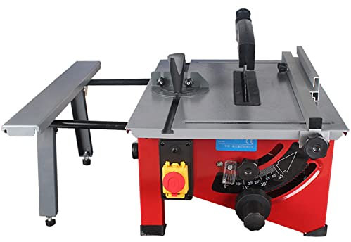 Sliding Woodworking Table Saw 210Mm 900W 4800R/Min Wooden DIY Electric Circular Saw Angle Adjustable 45° Skew Recogniton Saw Powerful, Compact Portable Bench Saw