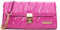 QUEEN HELENA Borsetta Lucida Elegante a Tracolla Pochette Rigida Donna 7032 (7033 Fucsia)