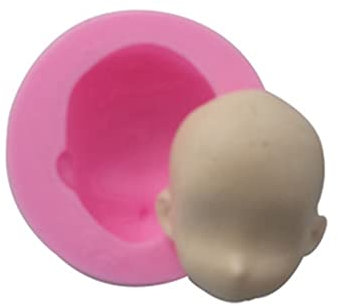Ditanpu -puppenkopf, 8 Stück Silikon Menschlicher Kopf Form Fondant Gesicht Formen Modell, Baby- -silikon-Form-Gesichts Fondant-Kuchen-Werkzeug