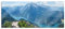 Pixxprint Glasbild Panorama, Wandbild aus Echtglas, Königssee in Bayern, 120x50 cm, inkl. Aufhängung und Abstandshalter