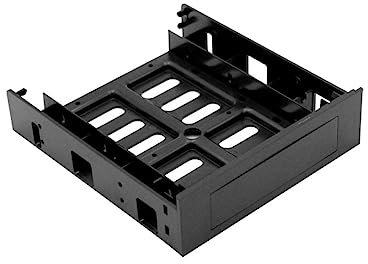 Kit de montage pour disque dur 3,5 à 5,25 Adaptateur de baie avant 5,25 à 2,5 Kit de montage Support de montage pour disque dur 5,25 5,25