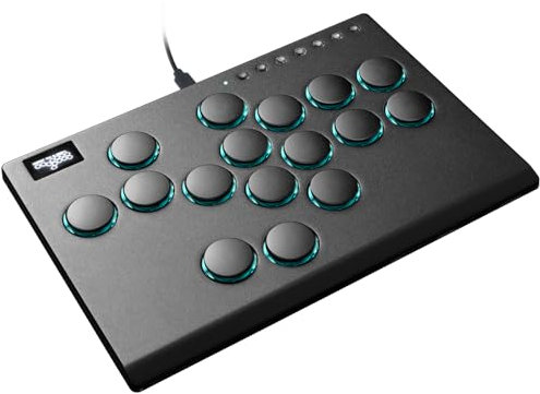 Arcade Stick, M16 Arcade Fighting Stick para PS4 / Switch/PC / PS3, Teclado Street Fight con Turbo y Funciones RGB Personalizadas (M16)