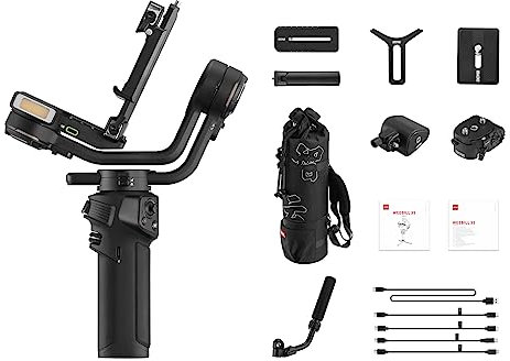 stabilizer HUIOP WEEBILL 3S COMBO Handheld Camera 3-Axis Gimbal Stabilizer Quick Release Built-in Fill PD Fast Charging Battery Max. Load 3kg/ 6.6Lbs Replacement for Canon DSLR Mirrorless