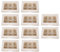 Kuchen Transportbox Pappe 10 Stück transparente Cupcake-Boxen mit Fenster und herausnehmbarem Tablett for 2/4/6 Tassen, Kuchenbox, Party-Essen, Geschenkverpackung (Color : 6 Holes, Size : 10Pcs)