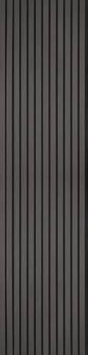Fuse Acoustic Wooden Wall Panel in Charcoal Oak, 240cm x 60cm