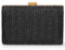 Stroh-Clutch-Tragetasche, Bast-Tasche, Geldbörse, Stroh, Clutch, Geldbörse für Damen, Stroh, Strandtasche, Clutch, Geldbörse, Schwarz A