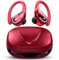 Wireless Earbuds, 75Hrs Bluetooth 5.3 Headphones Sports with ENC Mic, Stereo Noise Cancelling Ear Buds, Wireless Headphones with Earhooks, IP7 Waterproof Bluetooth Earphones for Running Gym, Deep Red