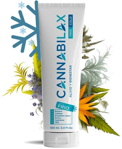 Crema Antiinflamatoria de Cáñamo Efecto Frío 100ml - Alivio Instantáneo para Músculos, Articulaciones y Contracturas con Árnica y Grosellero Negro | Ideal para Dolores, Deportistas y Recuperación