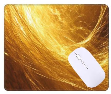 Tapis de Souris Gamer 60 x 40 cm Tapis de Souris Paysage lumineux Tapis Souris Gaming Accessoire, avec Bord Cousu et Base en Caoutchouc Antidérapante, Surface Spéciale Texturée Résistant à Usure T2747