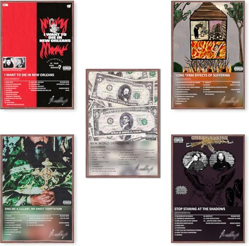 NBAAVBJV Suicideboys Poster mit Albumcover, limitierte Auflage, ungerahmt, 20 x 30 cm, Leinwandposter, Wandkunst, Dekordruck, Bild, Gemälde für Wohnzimmer, Schlafzimmer, Dekoration