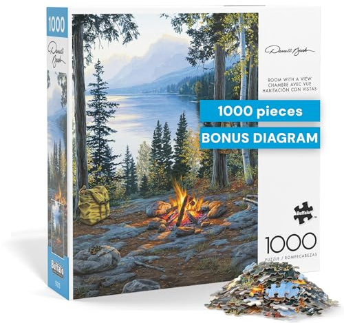 Buffalo Games - Darrell Bush - Room with a View - 1000 Piece Jigsaw Puzzle for Adults - Challenging Puzzle Perfect for Game Nights - Finished Size is 26.75 x 19.75
