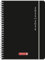 BRUNNEN Schülerkalender (2025/2026) Plain Black, 2 Seiten = 1 Woche, A5, 208 Seiten, PP-Umschlag, schwarz