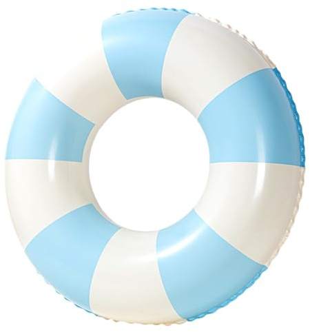 LUMOOM Schwimmreifen Schwimming Erwachsene, Aufblasbarer Schwimmring, Luftmatratze Schwimmreifen, Kinder Float Spielzeug, Schwimmring Röhre Für Sommerpool Party (Blau)